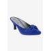 Wide Width Women's Cheer Mule by Bellini in Royal Blue Micro Suede (Size 8 1/2 W)