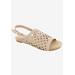 Women's Newable Sandal by Bellini in Gold Woven (Size 6 M)