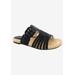 Women's Nikole Slide Sandal by Bellini in Black Faux Nubuck (Size 6 M)