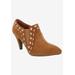 Wide Width Women's Grappa Bootie by Bellini in Cognac Micro Suede (Size 9 1/2 W)