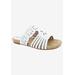 Women's Nikole Slide Sandal by Bellini in White Faux Nubuck (Size 7 1/2 M)