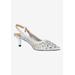 Women's Diyara Slingback Pump by J. Renee in Gray (Size 8 1/2 M)