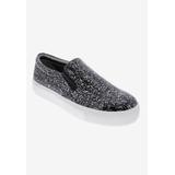 Women's Accent Slip On Sneaker by Bellini in Black Sparkle (Size 8 1/2 M)