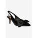 Wide Width Women's Devika Slingback Pump by J. Renee in Black (Size 9 W)