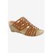 Women's Pretty Wedge Sandal by Bellini in Tan Faux Nubuck (Size 8 M)