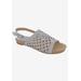 Women's Newable Sandal by Bellini in Silver Woven (Size 6 1/2 M)