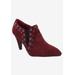 Wide Width Women's Grappa Bootie by Bellini in Wine Micro Suede (Size 10 W)