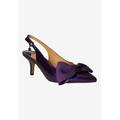 Wide Width Women's Devika Slingback Pump by J. Renee in Purple (Size 9 W)