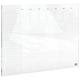 Nobo Glass Weekly Planner Magnetic Whiteboard, Dry Erase Surface, Frameless, Home/Office, 430 x 560 mm, Includes Marker Pen, White, 1915602