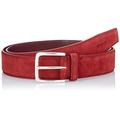 Gant Men's Classic Suede Belt, Port Red, 80-32