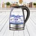 Brentwood 1.7 qt. Glass Electric Tea Kettle Glass in Black | Wayfair 95091814M