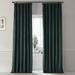 Exclusive Fabrics Signature Plush Velvet Hotel Blackout Curtains (1 Panel) - Luxury Soft Drapery for Light Control & Elegance