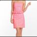 Lilly Pulitzer Dresses | Lily Pulitzer Lowe Strapless Peplum Dress Size 10 | Color: Pink | Size: 10