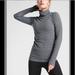 Athleta Tops | Athleta: Like New Condition Flurry Peak Turtleneck | Color: Black/Gray | Size: S