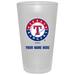 Texas Rangers 16oz. Frosted Personalized Pint Glass