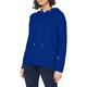 Morgan Women's Pull Doux À Capuche Mjean Sweater, Bleu Roi, Tl