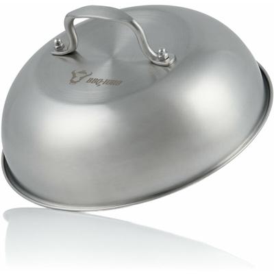 Bbq-toro - Edelstahl Wärmeglocke ø 23 cm Servierglocke, Glosche, Burgerglocke Image
