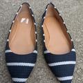 J. Crew Shoes | J.Crew Pointy Striped Blues Flats Shoes 6.5m | Color: Blue | Size: 6.5