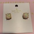 Kate Spade Jewelry | Kate Spade Opal Glitter Stud Earrings | Color: White | Size: Os