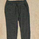 Athleta Pants & Jumpsuits | Green Athleta Rough Hem Joggers Size S | Color: Green | Size: S