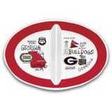 Magnolia Lane Georgia Bulldogs Two-Section Melamine Platter