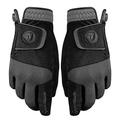 TaylorMade Men's TM18RainCntrlBlk/Gr XL Rain Control Glove (Black/Gray, X-Large)