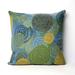 "Liora Manne Visions III Graffiti Swirl Indoor/Outdoor Pillow Cool 20"" Square - Trans Ocean Import Co 7SC2S410906"