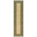 "Liora Manne Carmel Multi Border Indoor/Outdoor Rug Green 23""x7'6"" - Trans Ocean Import Co CRER8842506"