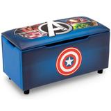 Marvel Avengers Upholstered Storage Bench for Kids - Delta Children TB83434AV-1160