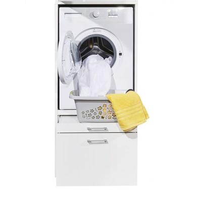 Bega Consult - Putzschrank Waschmaschine Trockner Mehrzweck Hauswirtschaftsraum washtower 3 Weiß