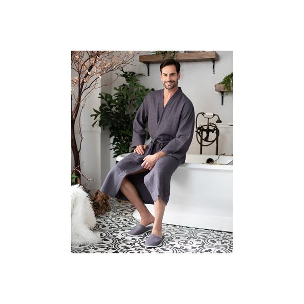 lotus-linen-waffle-robes---lightweight-cotton-spa-bathrobe-polyester-cotton-blend-|-1-w-in-|-wayfair-lts-7023-drkgry-m-men/