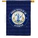 Breeze Decor Army Proud Mom Soldier Polyester 40" H X 28" W Garden Flag in Blue | 40 H x 28 W in | Wayfair BD-MI-H-108579-IP-BO-D-US20-BD