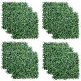 Primrue 12 Piece 20 Inch Square Artificial Boxwood Hedge Set Privacy Fence Greenery Walls Included 40 Zip Ties | 20 H x 20 W x 1.89 D in | Wayfair