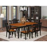 Canora Grey Feasterville Butterfly Leaf Rubberwood Solid Wood Dining Set Wood in Black/Brown | Wayfair 39F56E8B31C54D889901E619C3620282