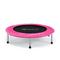 Costway 38 Inch Mini Folding Trampoline Portable Leisure Fitness Backboard-Pink