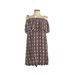 H&M Casual Dress - Popover: Blue Aztec or Tribal Print Dresses - Women's Size 6