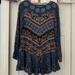 Free People Dresses | Free People Open Back Long Sleeve Dress | Color: Blue | Size: Xs