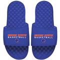 Men's ISlide Royal Boise State Broncos Basketball Wordmark Slide Sandals