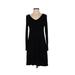 Apt. 9 Casual Dress - A-Line: Black Solid Dresses - Women's Size X-Small