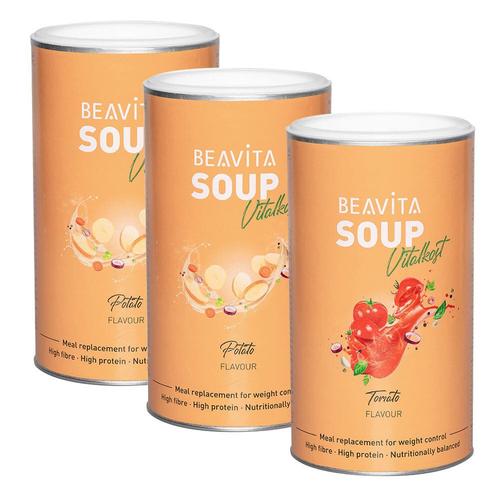 Beavita Vitalkost Plus Suppendiätpaket 3x500 g Set