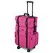 Byootique Rolling Makeup Case in Pink | 42.6 H x 14.1 W x 17.6 D in | Wayfair 12MKC018-C2BAG-18