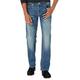 True Religion Herren Gerades Bein Jeans, Faum Baseline, 33W / 34L