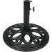 Alcott Hill® Montenegro Cast Iron Free Standing Umbrella Base Cast Iron in Black/Gray | 13 H x 18 W x 18 D in | Wayfair ACOT9273 40673653