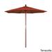 Port Lavaca 7.5ft Round Sunbrella Wooden Patio Umbrella by Havenside Home, Base Not Included