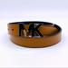 Michael Kors Accessories | Michael Kors Mens Leather Reversible Hardware Belt | Color: Black/Cream | Size: 38”