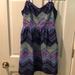 American Eagle Outfitters Dresses | American Eagle Cut-Out Spaghetti Strap Sundress | Color: Blue/Purple | Size: 8