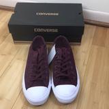 Converse Shoes | Converse Plush Suede Ox Sneaker Women's 7.5 | Color: Red | Size: 7.5