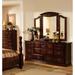 Weston Traditional Pine 2-piece 8-Drawer Dresser and Mirror Set by Furniture of America