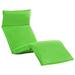 vidaXL Foldable Sunlounger Oxford Fabric Green - 68.9" x 22" x 3.9"