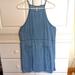 American Eagle Outfitters Dresses | American Eagle Denim High Neck Dress | Color: Blue | Size: M